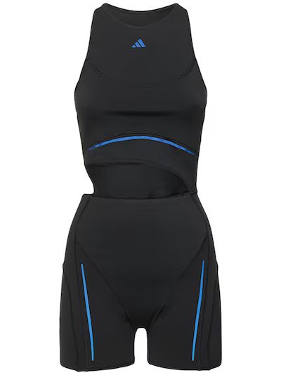 Adidas Performance - Hiit cutout bodysuit - Black | Luisaviaroma | Luisaviaroma