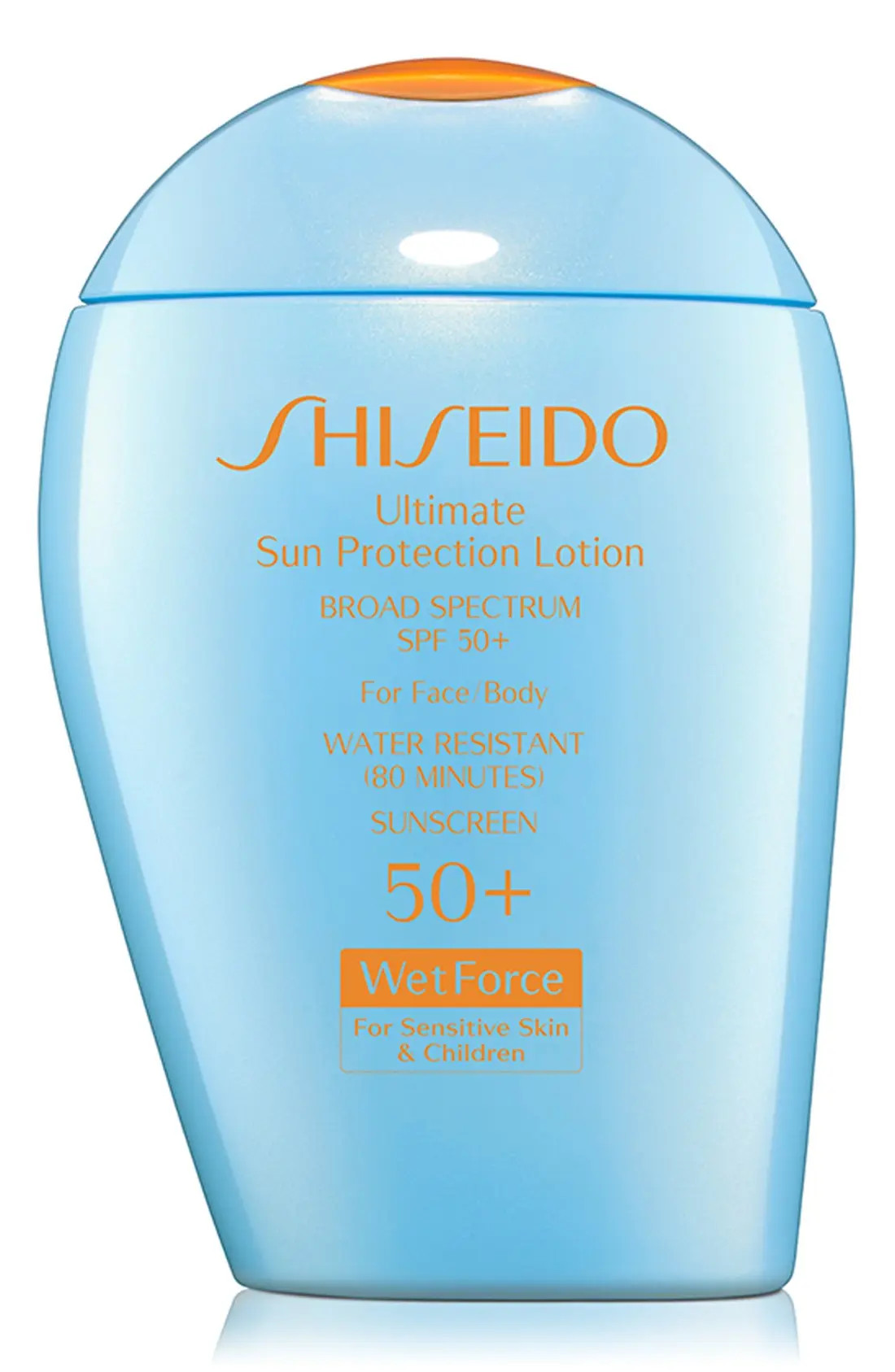 Shiseido Ultimate Sun Protection Lotion for Sensitive Skin & Children Broad Spectrum SPF 50+ at Nord | Nordstrom
