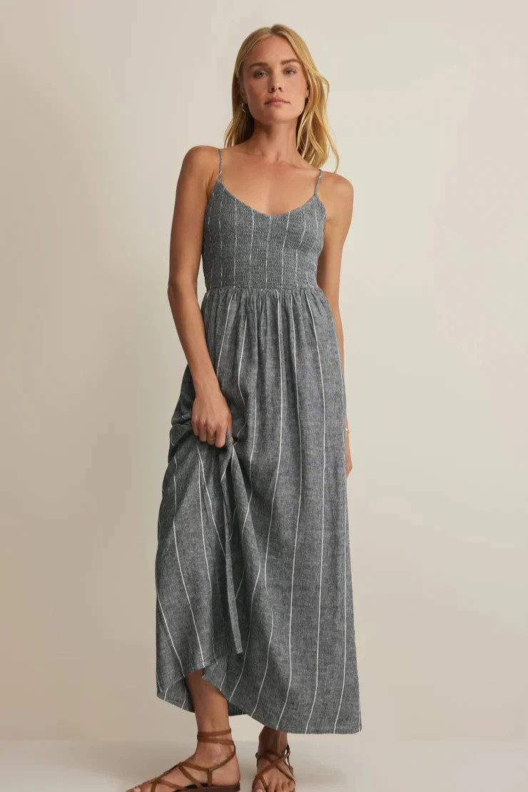 ROMY STRIPED MAXI DRESS | M.Fredric