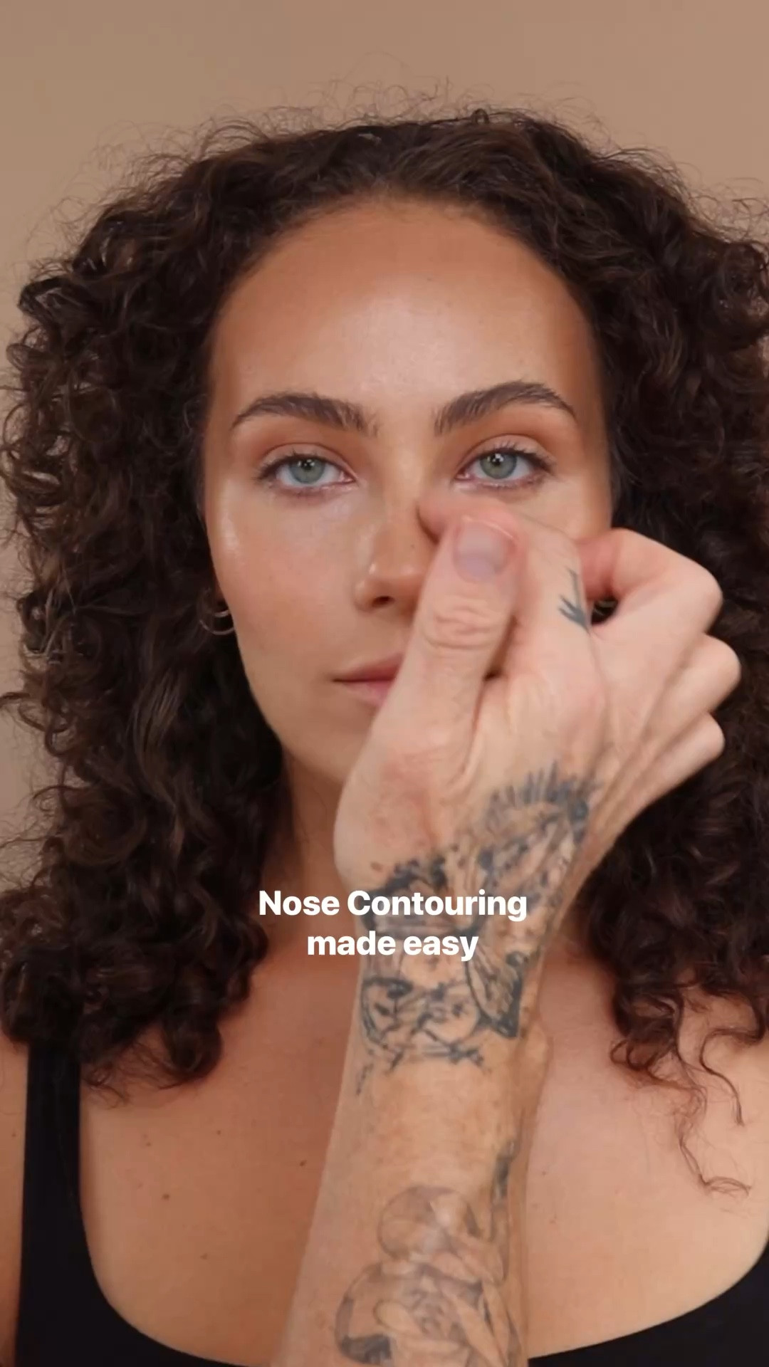 Hello my love… see below for my favourite cream contours from the nose contouring REEL.
	1.	Mecca Max Off Duty Contour Stick in Level Up — great for fair skin tones
	2.	Fenty Beauty Match Stix in Amber — great for fair to medium skin tones
	3.	HAUS Labs Precision Sculpt Shaping Balm in Chisel — this is what I used in the video, perfect for medium skin tones
	4.	Charlotte Tilbury Beautiful Skin Sun-Kissed Glow Bronzer in 2 Medium — great for medium, warmer skin tones
	5.	Smashbox Precision Contour Stick in Deep — great for deeper, warmer skin tones
	6.	Charlotte Tilbury Beautiful Skin Sun-Kissed Glow Bronzer in 3 Deep — great for deeper, cooler skin tones

Let me know if you have any questions.