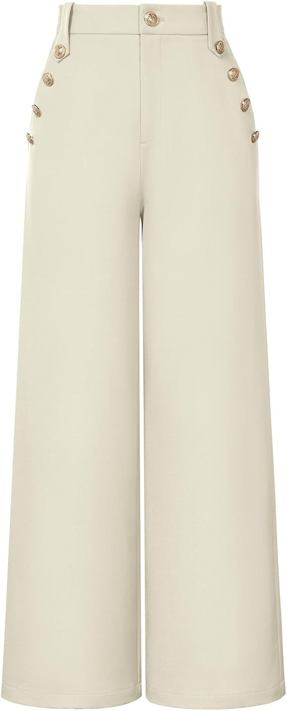 GRACE KARIN Wide Leg Dress Pants for Women 2026 Business Casual Trousers | Amazon (US)