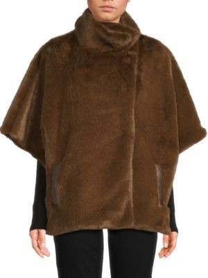 Faux Fur Cape | Saks Fifth Avenue OFF 5TH