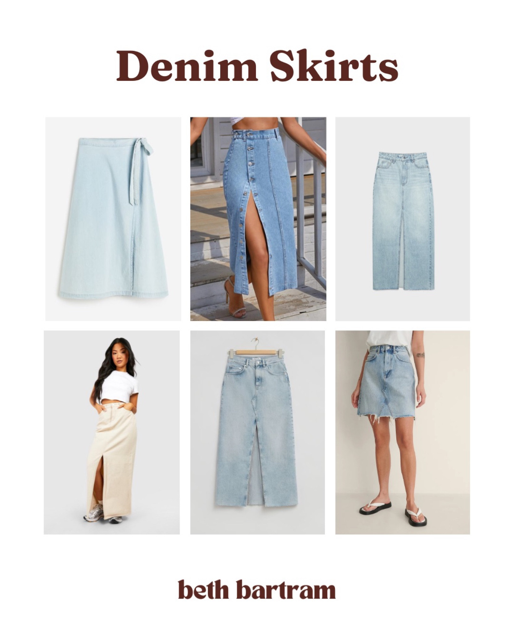 Denim Skirts, Maxi Skirt, Button Skirt, Side Slit, Light Blue Denim, Effortless Elegance, Versatile Fashion, Yellow Denim, Casual Chic, H&M, Stradivarius, Boohoo

#LTKFind #LTKstyletip #LTKSeasonal