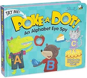 Melissa & Doug Children's Book - Poke-a-Dot: An Alphabet Eye Spy (Board Book with Buttons to Pop)... | Amazon (US)