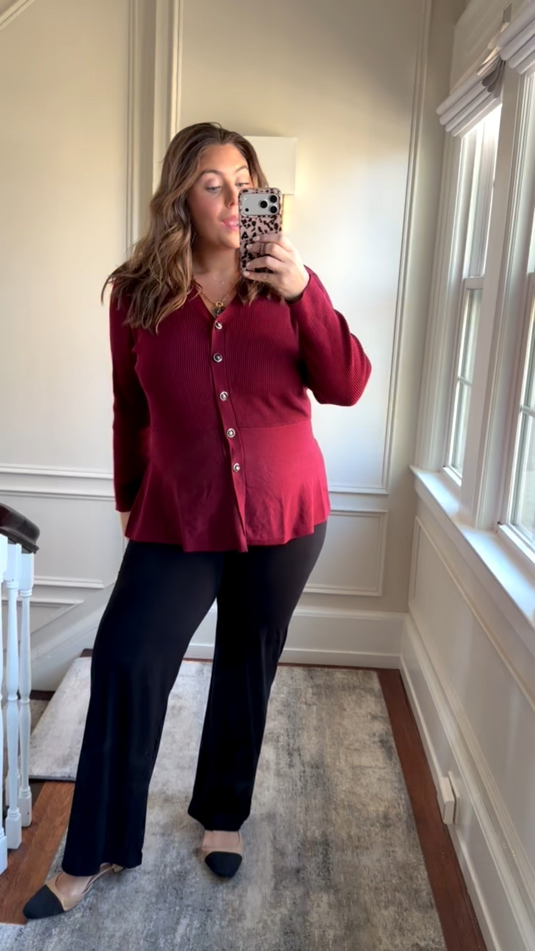 Wearing size XXL in top & XL in pants. 

#LTKootd #LTKWorkwear #LTKMidsize