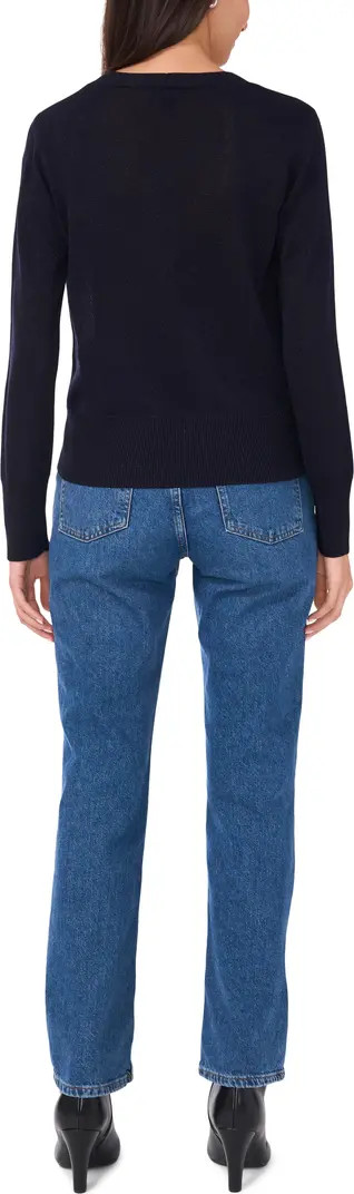 Halogen® Metallic Puff Sleeve Sweater | Nordstromrack | Nordstrom Rack