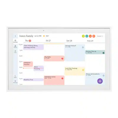Skylight - Calendar: 15 Inch Touchscreen Smart Calendar and Chore Chart - White | Best Buy U.S.