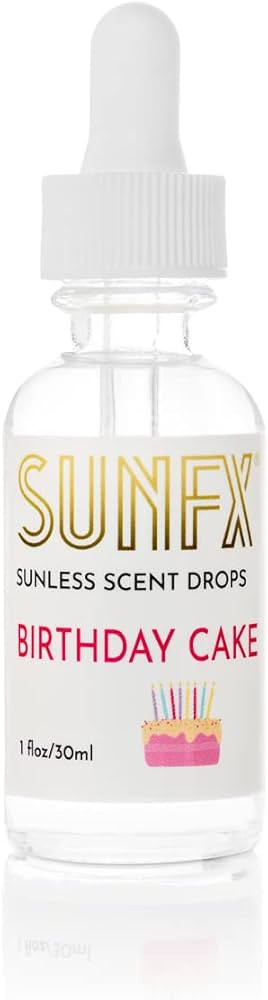 SunFX Scent Drops - Sunless Tanning Additive For Spray Tanning 1oz (Birthday Cake) | Amazon (US)