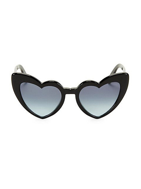 Loulou 54MM Heart Sunglasses | Saks Fifth Avenue