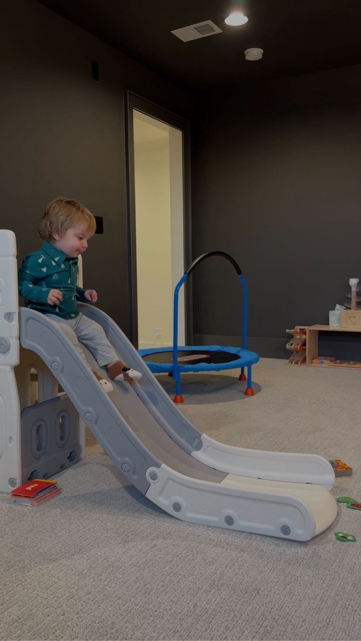 The sweetest playroom addition, 6 in 1 play set + slide combo under $100 🏰🩶 

Quick link:
https://amzlink.to/az01M7Goq841H

#LTKGiftGuide #LTKFindsUnder100 #LTKKids