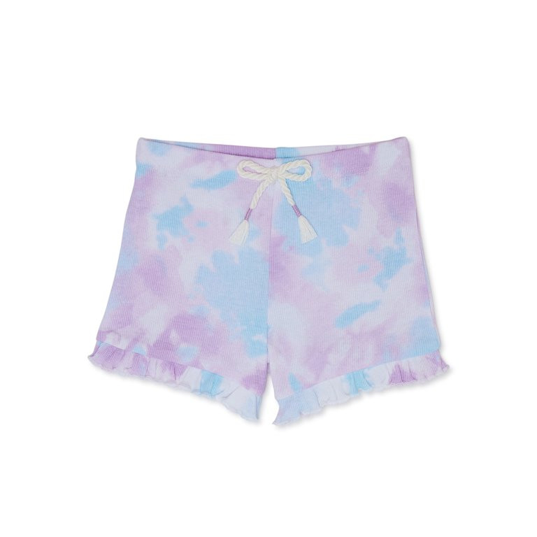 365 Kids From Garanimals Girls Print Ruffle Short Sizes 4-10 - Walmart.com | Walmart (US)