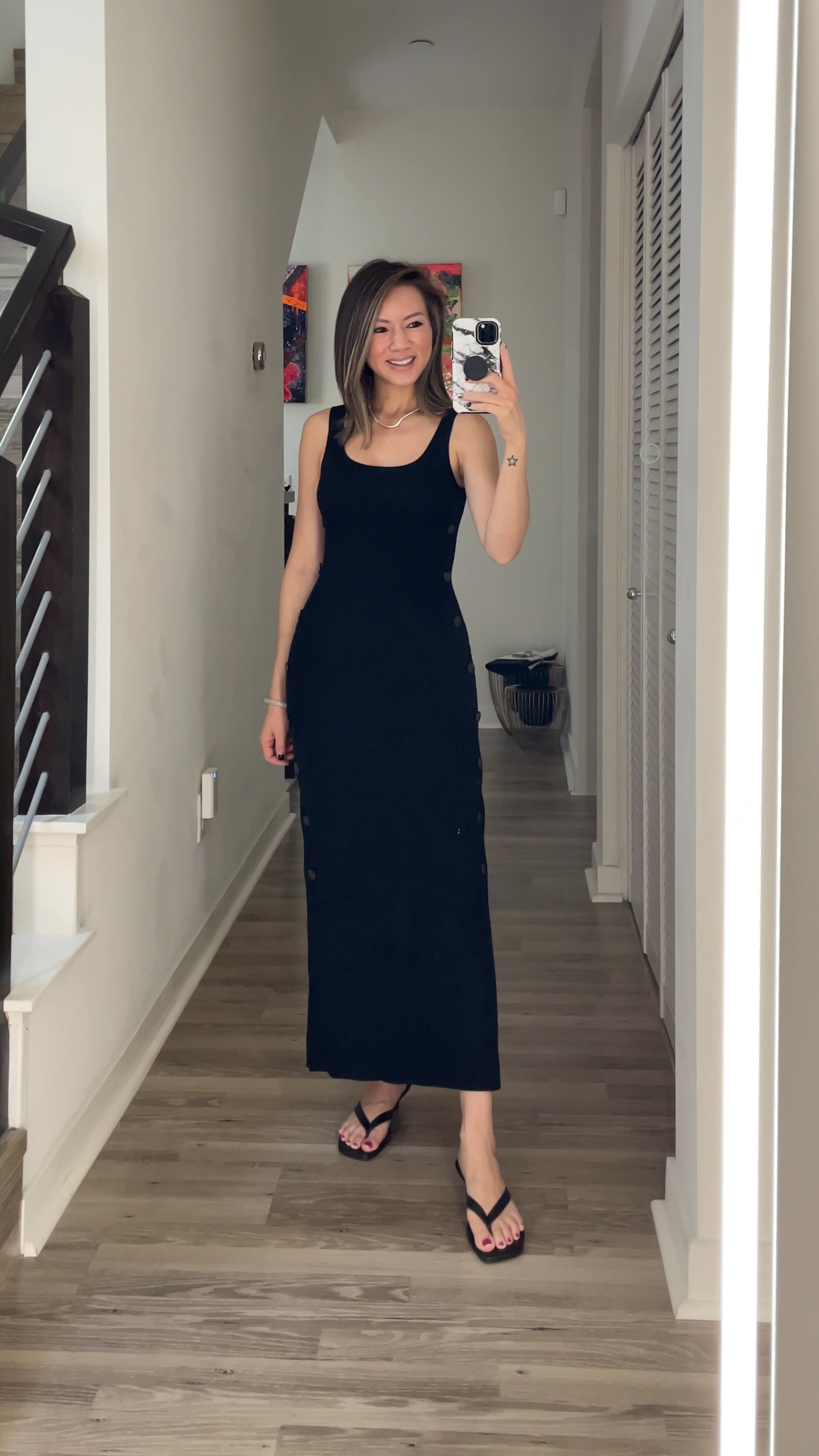 Love this lightweight knit sweater dress that you can wear now and into fall. Hugs you in all the right places. Love the button details. Style with sandals and heels now for summer and transition to booties and boots for fall style. Comes in grey and it’s on sale right now! Use my code: KICKOFF for an extra 15% off. 

Knit dress, sweater dress, summer dress, summer outfit, fall outfit, transitional outfit, dress, midi dress, sale, Abercrombie, The Stylizt 



#LTKSeasonal #LTKFindsUnder100 #LTKFallSale