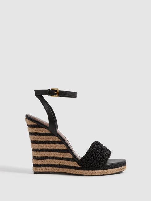 Crochet Wedges Heels | Reiss UK