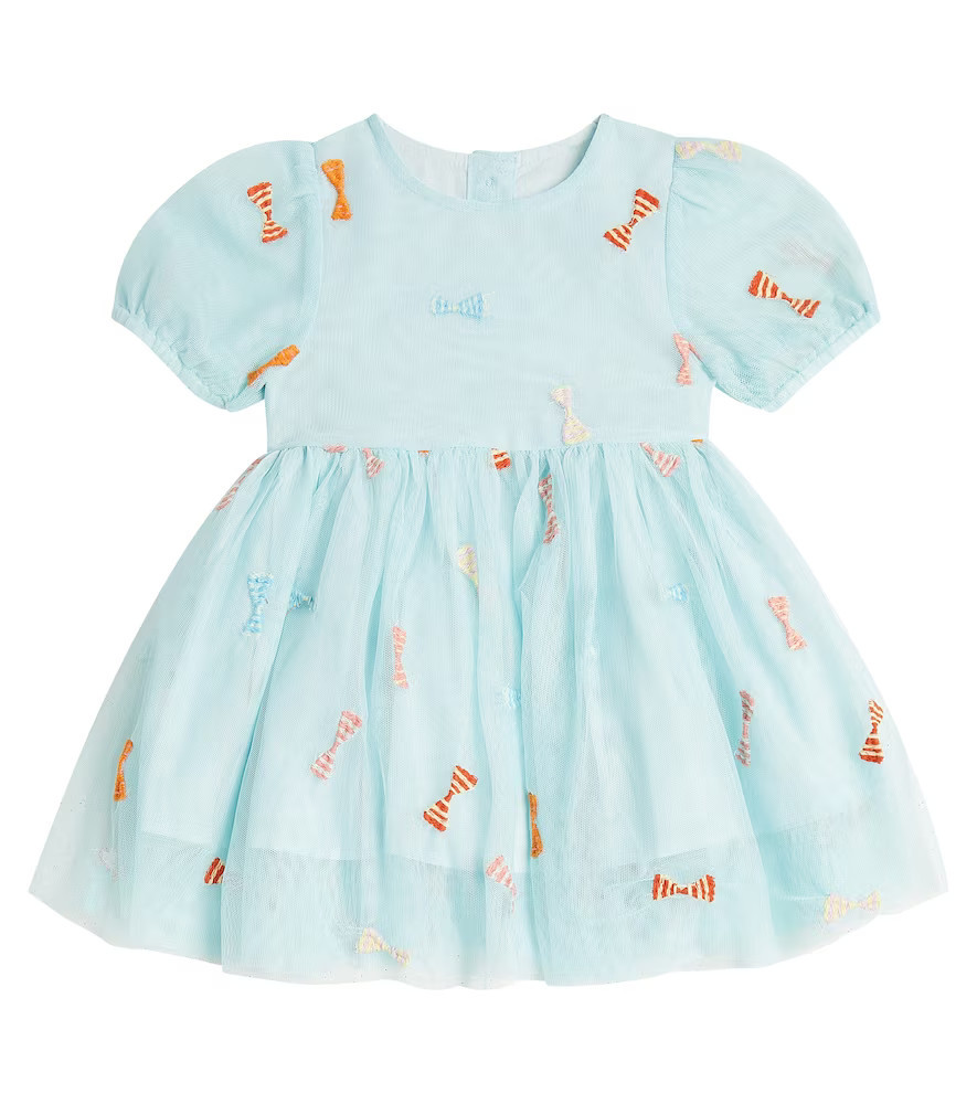 Stella McCartney Kids Baby embroidered tulle dress | Mytheresa (INTL)