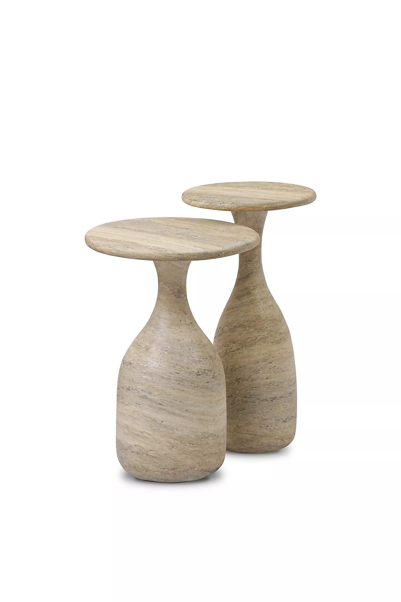 Cora Concrete Nesting End Tables, Set of 2 | Anthropologie (US)