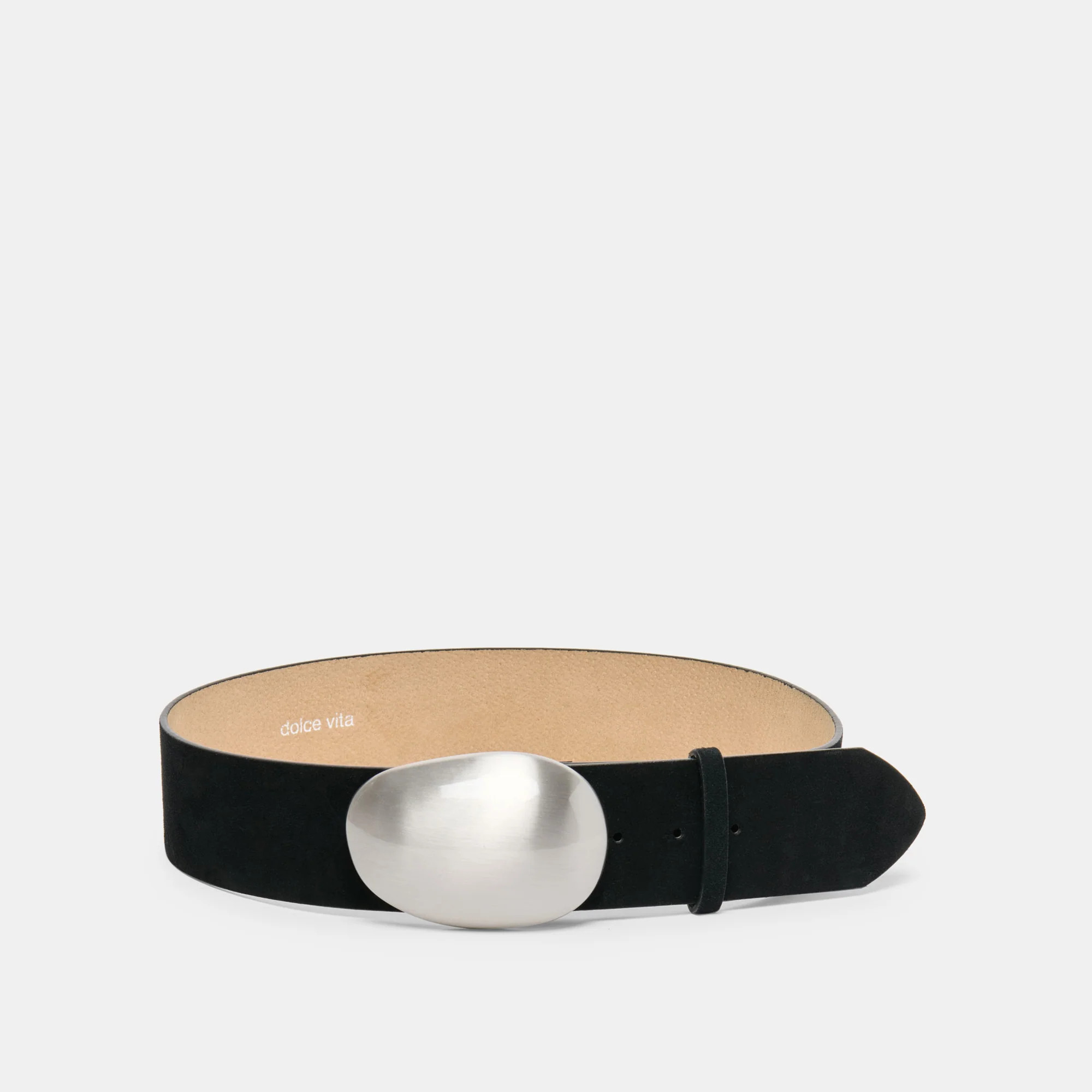 Bubble Buckle Black Nickle Belt | Dolce Vita | DolceVita.com
