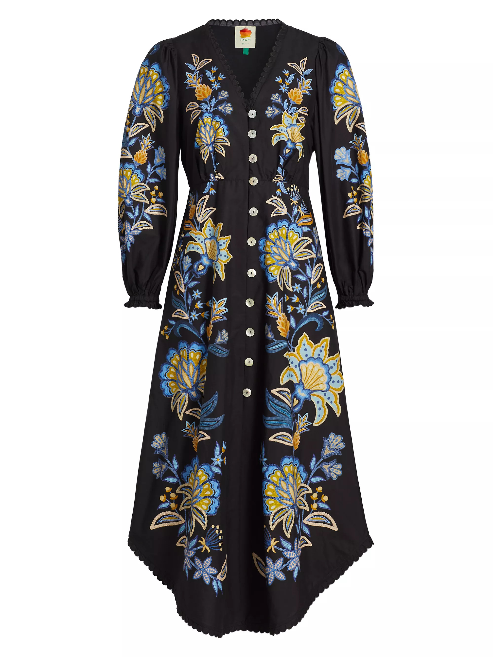 Stitched Garden Floral Maxi Dress | Saks Fifth Avenue