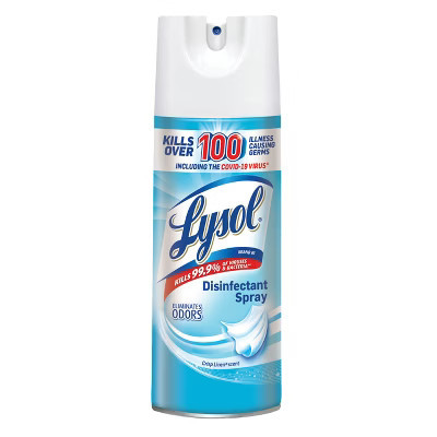 Lysol Crisp Linen Disinfectant Aerosol Spray - 12.5 oz | Target