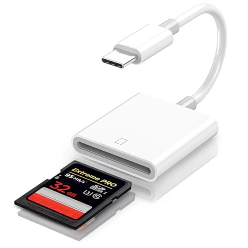 USB C SD Card Reader, Digital Camera Adapter for iPhone 15/16/17 Pro Max, Type C Camera Adapter T... | Amazon (US)