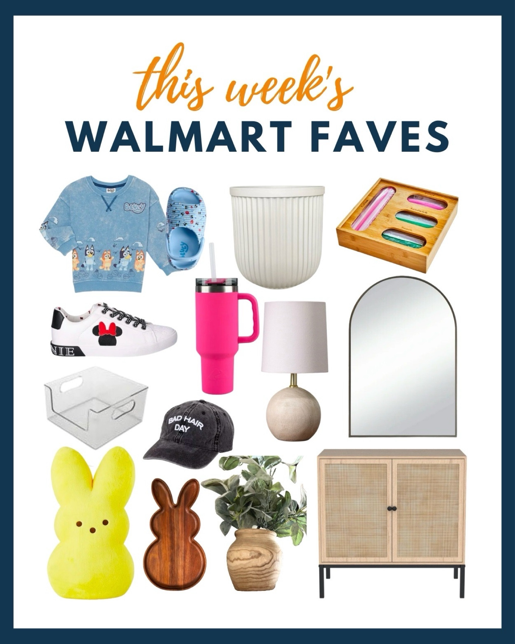 Check out our team’s favorite buys and deals that we scored at Walmart this week! From Easter finds for your kiddos to stylish affordable home decor! 😍

#LTKSeasonal #LTKhome #LTKfindsunder50