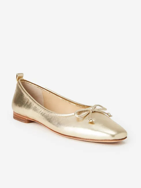 Anastasia Metallic Leather Flats | J.McLaughlin