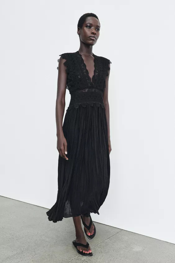 LACE DRESS ZW COLLECTION | Zara US