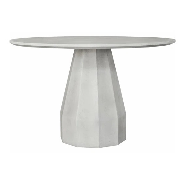 Winnifred Round Concrete Outdoor Dining Table | Wayfair North America