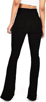 KDF High Waisted Bell Bottom Jeans for Women Flare Jeans for Women Stretch Wide Leg Jeans | Amazon (US)