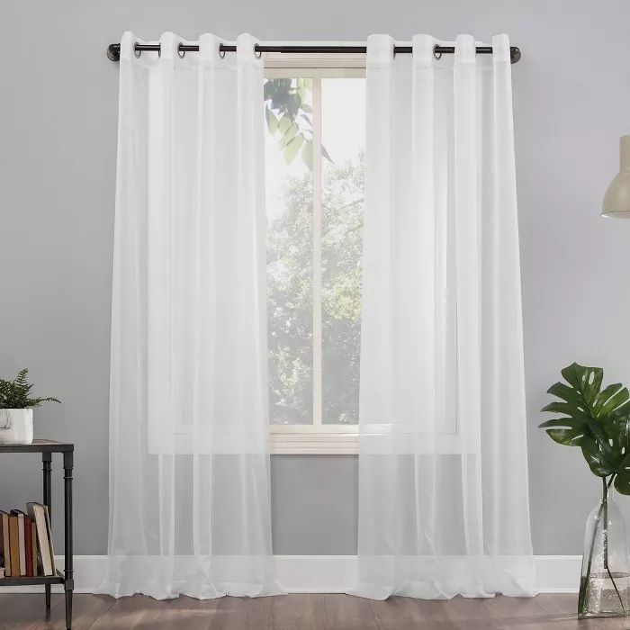 Emily Sheer Voile Grommet Top Curtain Panel - No. 918 | Target