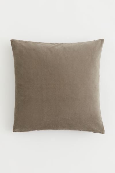 Cotton Velvet Cushion Cover - Pink - Home All | H&M US | H&M (US)