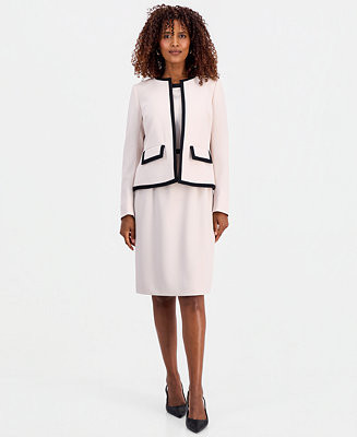 Women's Colorblocked Open-Front Jacket, Regular & Petite | Macy's