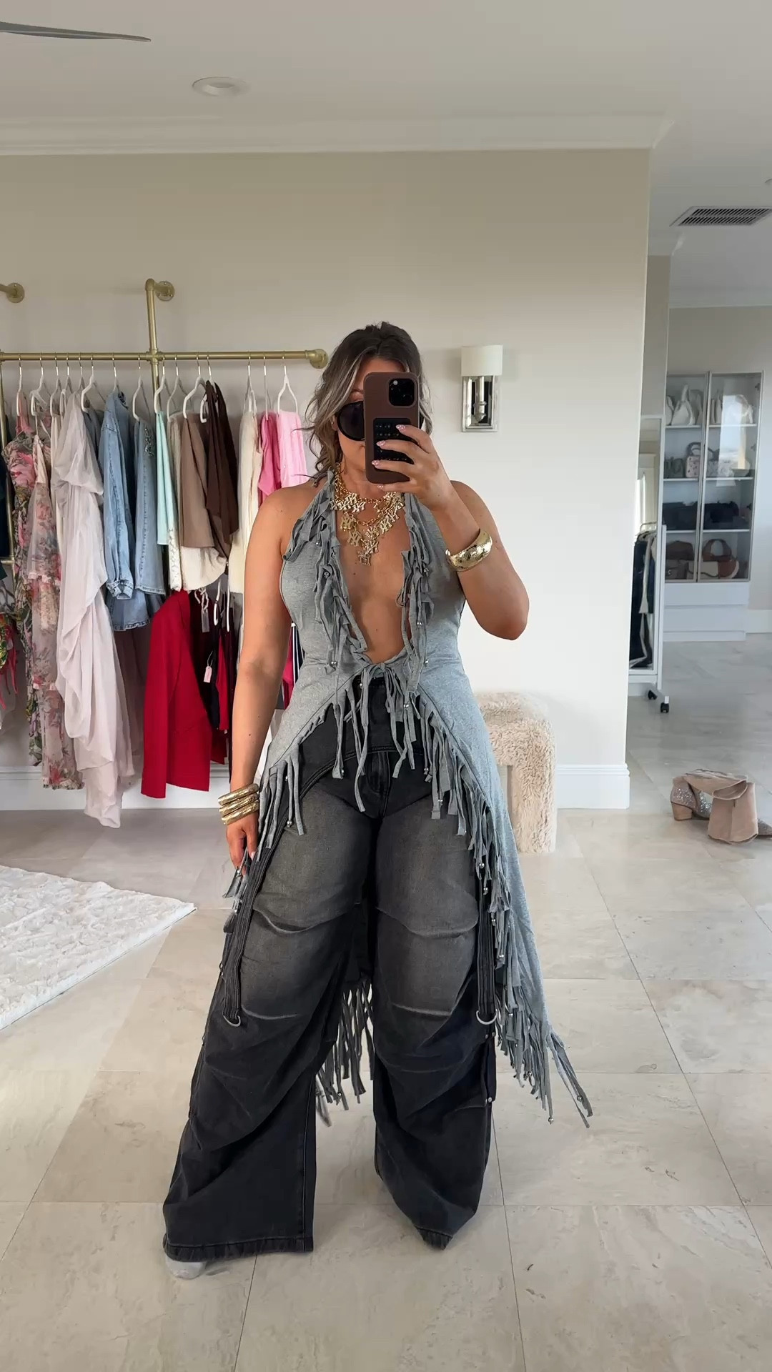 Festival outfits for Coachella, stagecoach, a country concert, a rap concert and more! I’m 5’3 and 170 LBS for reference. I’m wearing a medium, and the tops in an XL in the bottoms. I’m wearing a large and the burgundy shaping swimsuit.

#LTKootd #LTKFestival #LTKMidsize