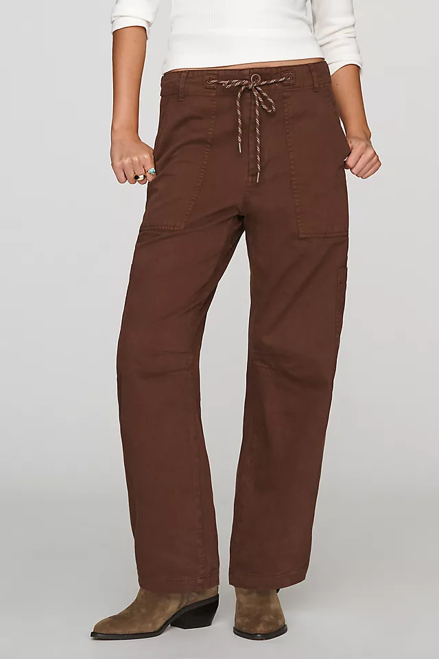 Sabrina 100% Cotton Curved Utility Pants | Anthropologie (US)