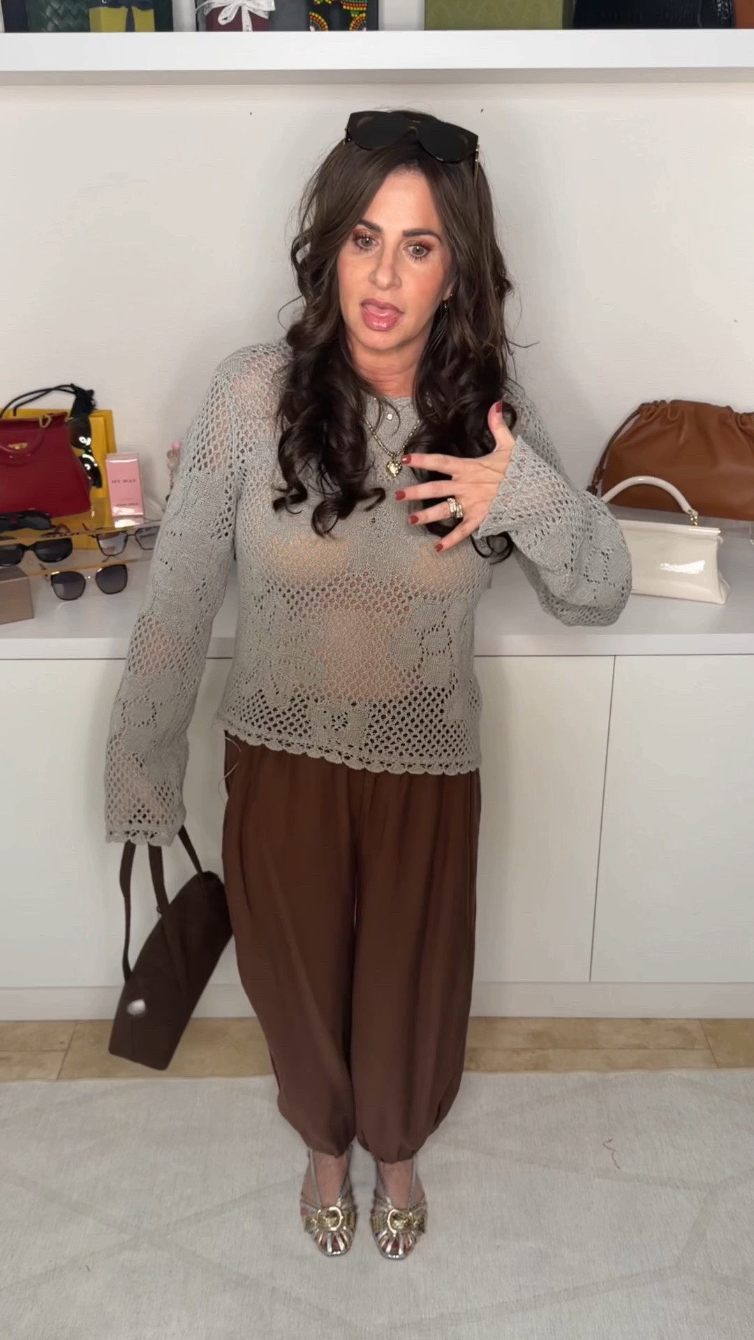 A fun on trend comfy everyday Fall look. Pants XS , top med @Zara  @Roxanne Assoulin

#LTKootd #LTKOver40 #LTKPetite