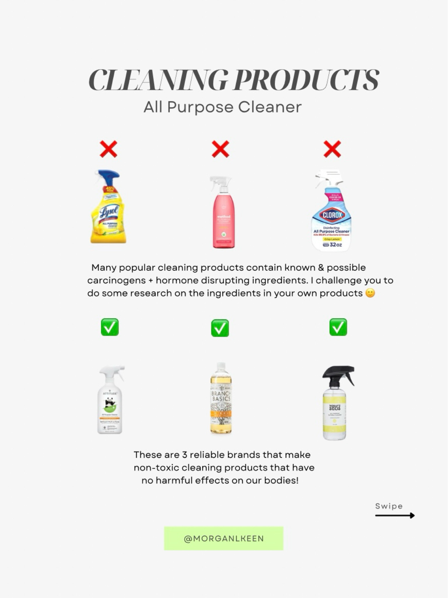 Non-toxic cleaning products 🫧