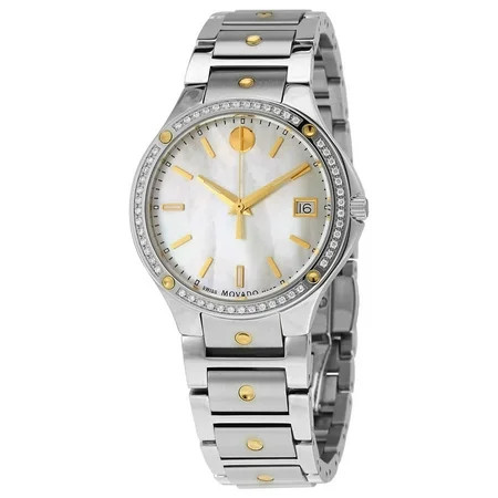 Movado SE Quartz Diamond Mother of Pearl Dial Ladies Watch 0607517 | Walmart (US)