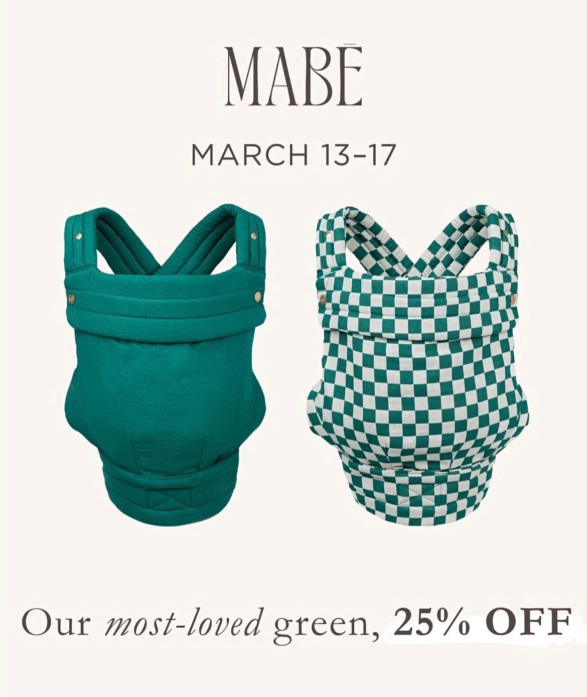 Use code CARINAF for extra % off that stacks!! Sale ends March 17th. 

Mabe baby carriers on sale, LTK sale, stackable code, baby essentials, newborn 

#LTKmomlife #LTKSpringSale #LTKBaby