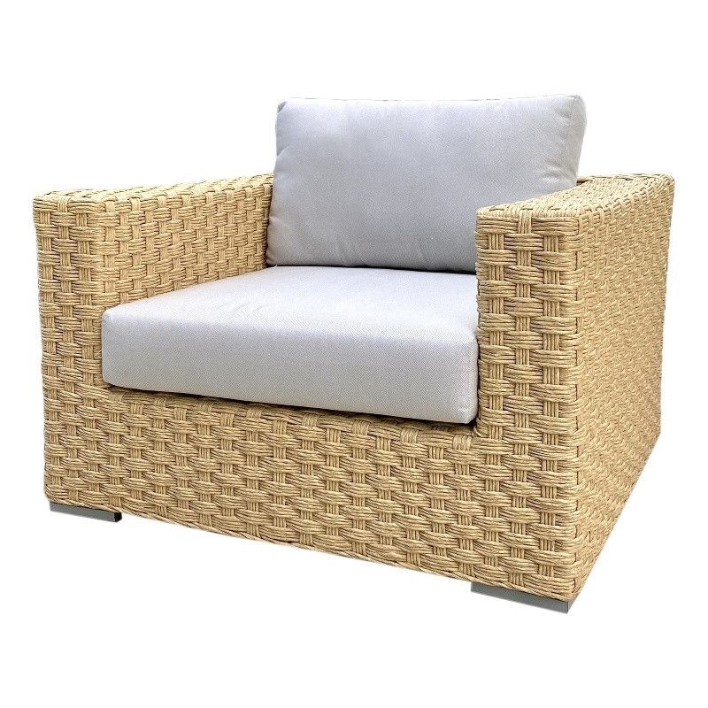 Teva Furniture Malibu Wicker Club Chair with Cushion | Walmart (US)