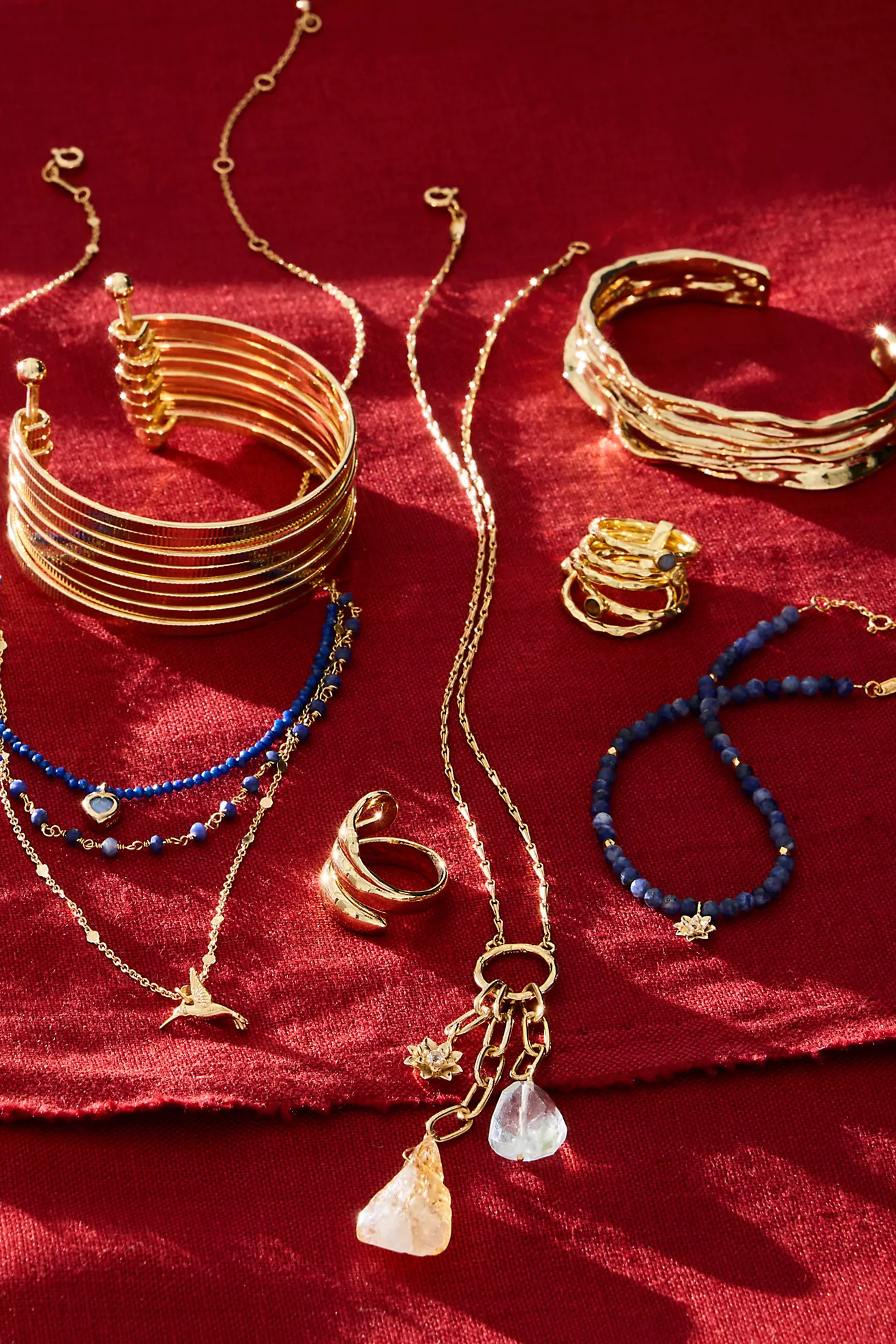 FP x Satya Gold Plated Charm Necklace | Free People (Global - UK&FR Excluded)