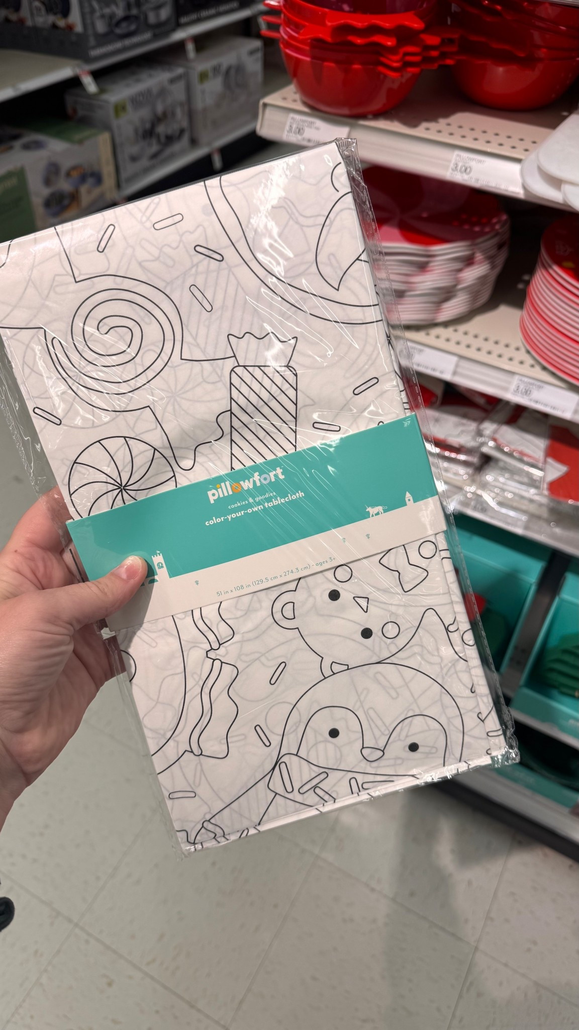 Coloring table cloth 