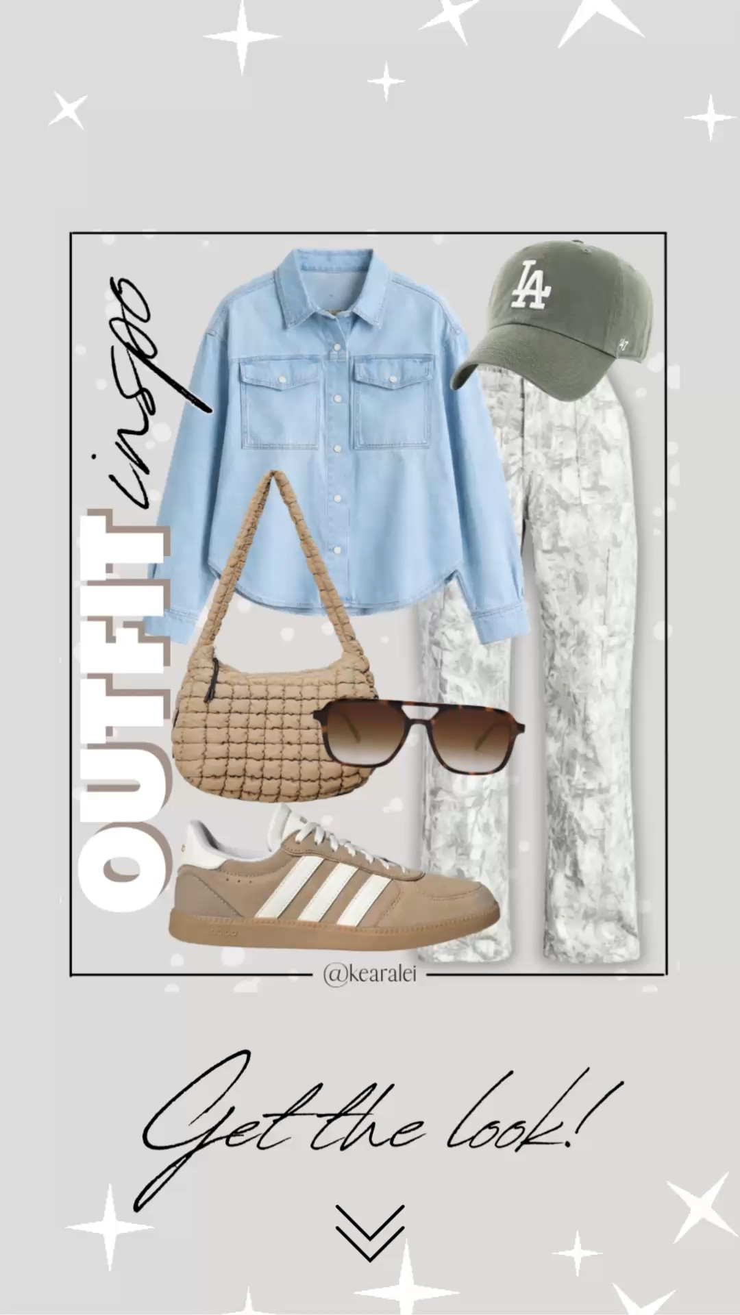 fall outfits women cool mom outfit casual outfit ideas Amazon fashion Walmart light grey white camo cargo pocket pants Camo Pants Women Baggy Y2K Camouflage Cargo Pants High Waisted Wide Leg jeans denim light wash denim button up shirt chambray long sleeve top tan brown khaki beige adidas sambas sneakers shoes with light sage green 47 brand baseball hat cap brown aviator sunglasses quilted puffer bum bag crossbody purse bumbag carryall || #amazon #outfit #winter #fall #cozy #freepeople #vest #affordable #neutrals
.
.
.

Fitness Wear, Activewear, exercise outfit, workout leggings, sports bra, Lulu lemon, free people motion active athleisure Amazon fashion, teacher outfits, business casual, casual outfits, neutrals, street style, Midi skirt, Maxi Dress, Swimsuit, Bikini, Travel, skinny Jeans, Puffer Jackets, Concert Outfits, Cocktail Dresses, Sweater dress, Sweaters, cardigans Fleece Pullovers, hoodies, button-downs, Oversized Sweatshirts, Jeans, High Waisted Leggings, dresses, joggers, fall Fashion, winter fashion, leather jacket, Sherpa jackets, Deals, shacket, Plaid Shirt Jackets, apple watch bands, lounge set, Date Night Outfits, Vacation outfits, Mom jeans, shorts, sunglasses, Disney outfits, Romper, jumpsuit, Airport outfits, biker shorts, Weekender bag, plus size fashion, Stanley cup tumbler Target, Abercrombie and fitch, Amazon, Shein, Nordstrom, H&M, forever 21, forever21, Walmart, asos, Nordstrom rack, Nike, adidas, Vans, Quay, Tarte, Sephora, lululemon, free people, j crew jcrew factory, old navy

#LTKootd #LTKSeasonal #LTKSaleAlert