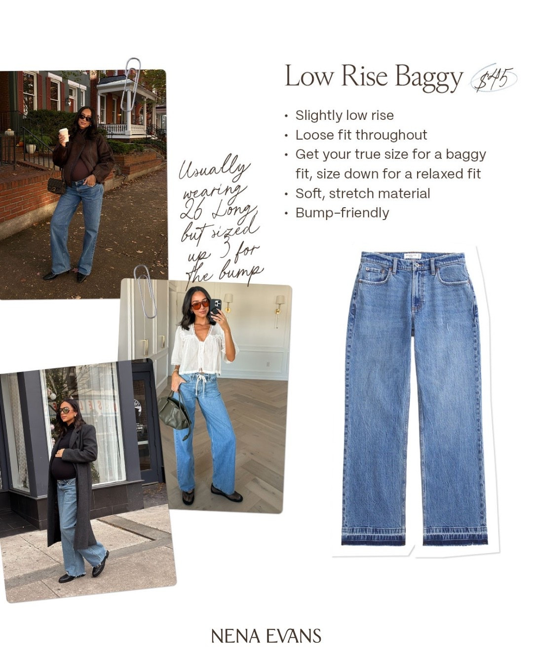 Use code AFNENA for an extra 15% OFF everything!! All jeans are 25-40% OFF! I usually wear size 26 long but have been sizing up 3 sizes during pregnancy 

Abercrombie jeans
Abercrombie code
Abercrombie sale 
Denim 
Winter outfit 
Winter fashion

#LTKBump #LTKSaleAlert #LTKSeasonal