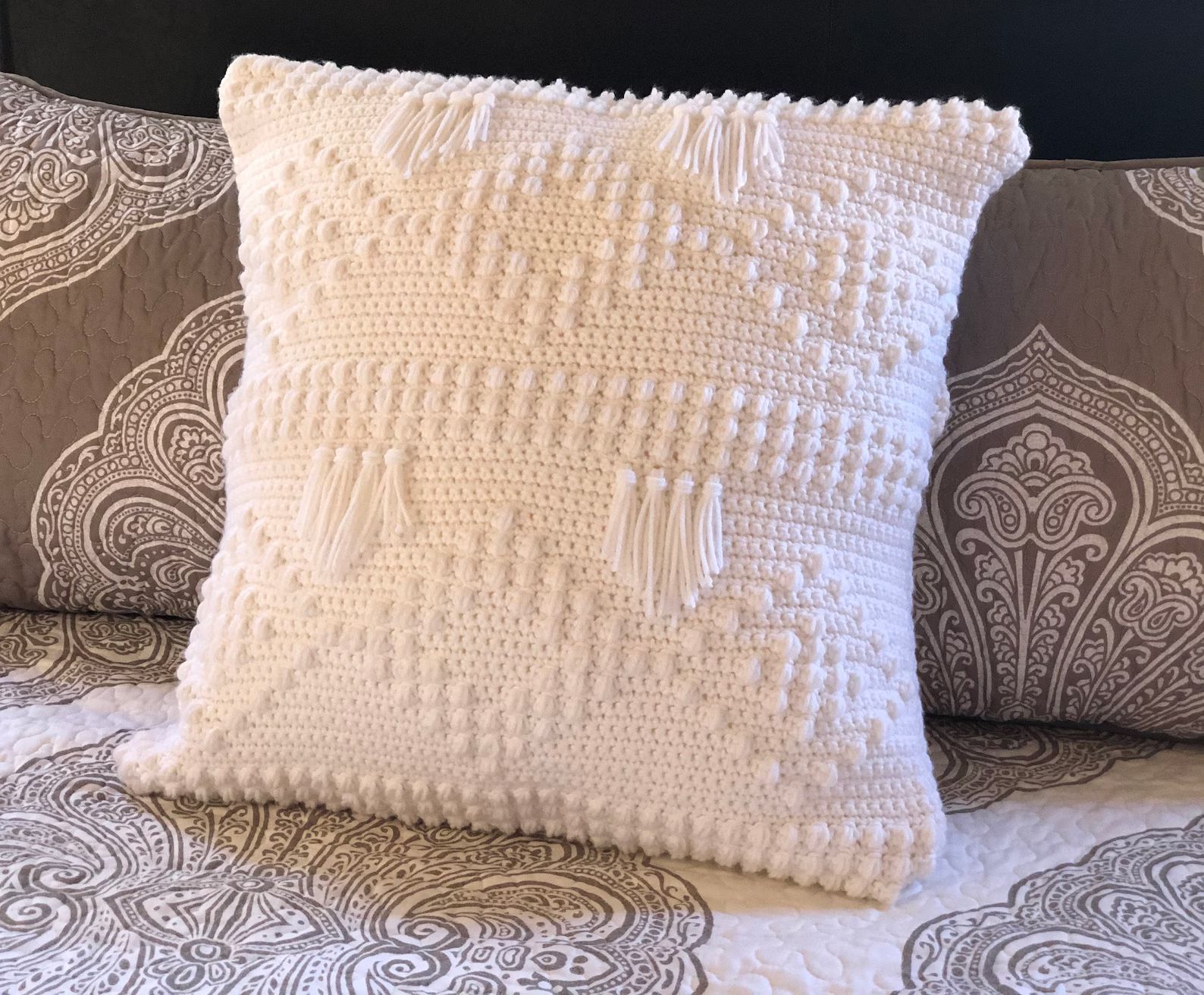 Luxus Pillow Sham Digital Crochet Pattern PDF File Format | Etsy | Etsy (US)