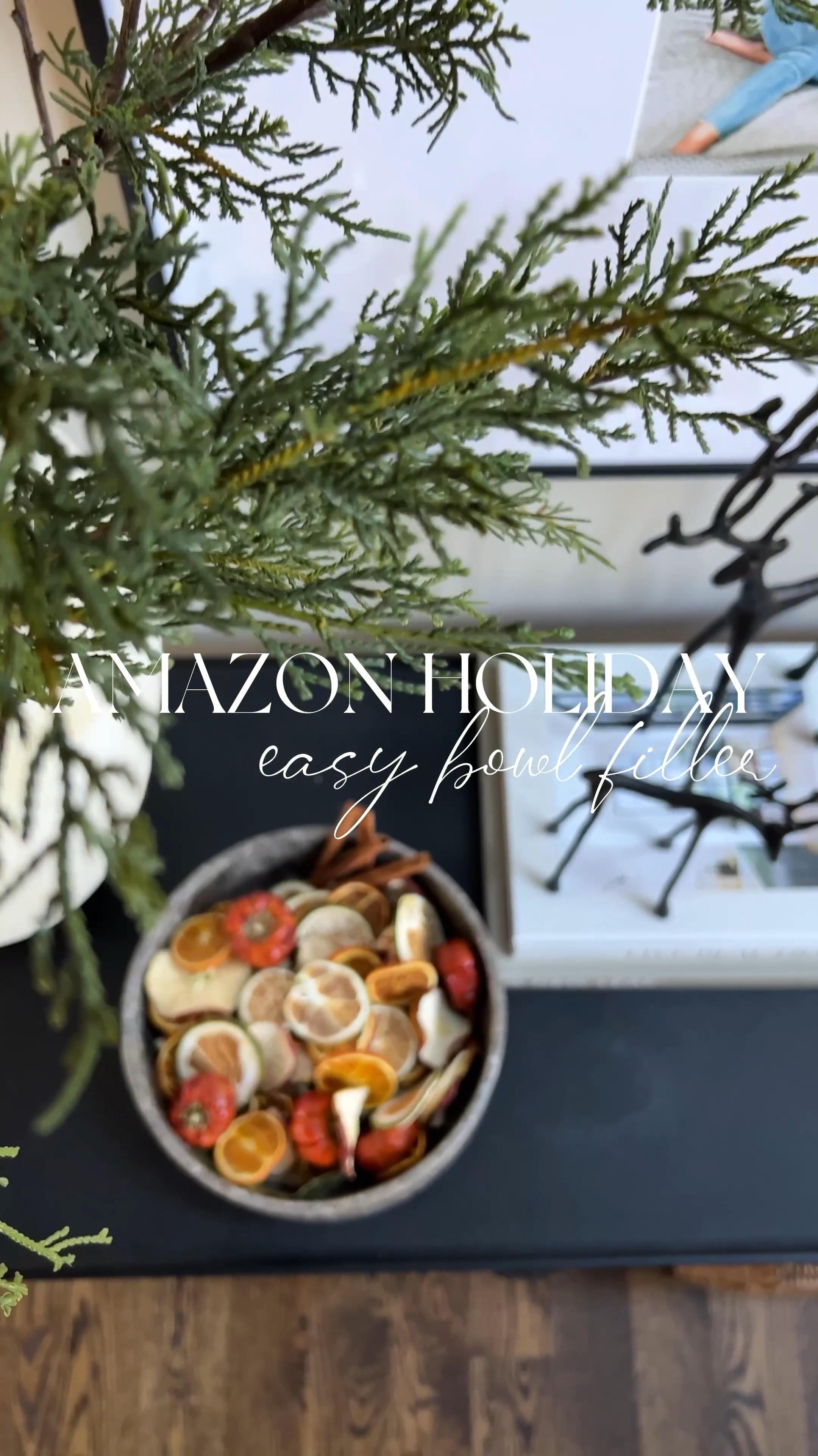 Amazon holiday easy bowl filler ideas! The perfect way to decorate your home for the holiday. Also a great gift idea! Pair a beautiful bowl with some filler and a ribbon for an easy host or hostess gift! 

#LTKHoliday #LTKStyleTip #LTKGiftGuide