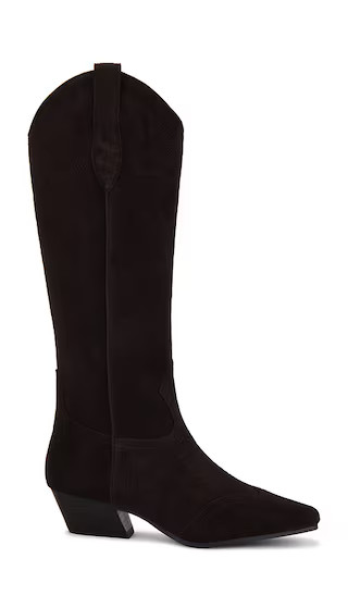 Steve Madden Dollie Boot in Brown. - size 5.5 | Revolve Clothing (Global)