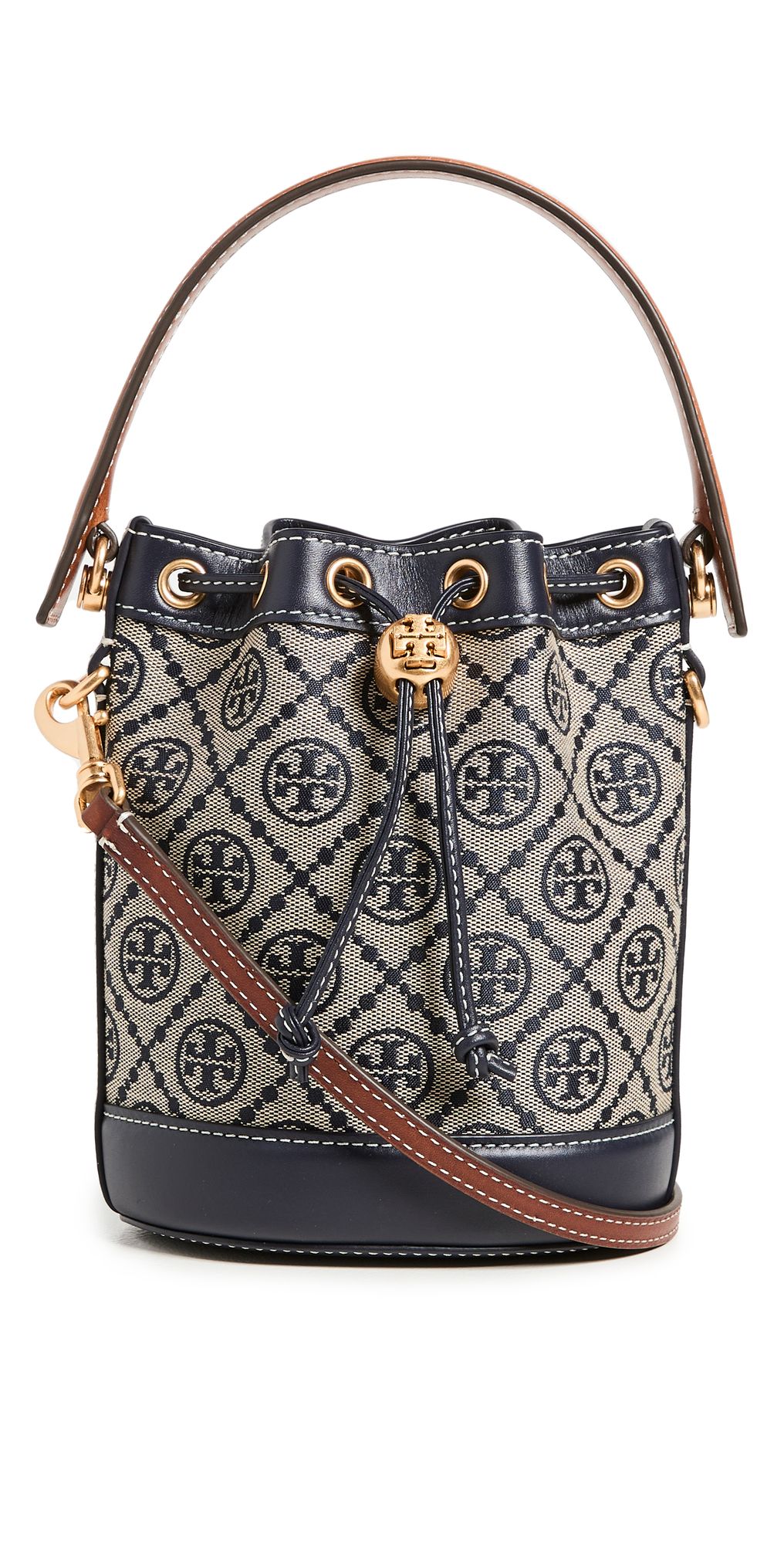 T Monogram Jacquard Mini Bucket Bag | Shopbop
