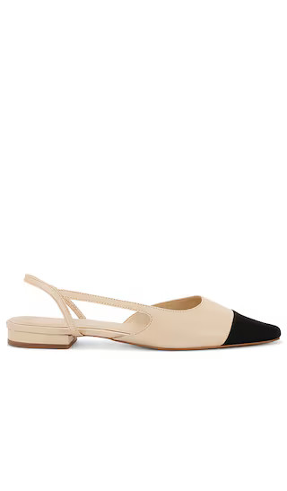Dorit Flat in Nude & Black | Revolve Clothing (Global)