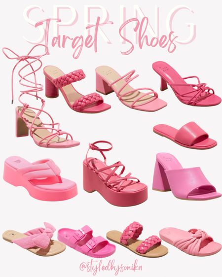 Target spring shoes
Pink sandals 


#LTKshoecrush #LTKsalealert #LTKunder50