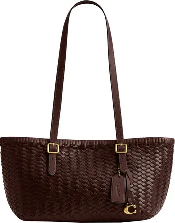 Woven Leather Swing Tote | Nordstrom