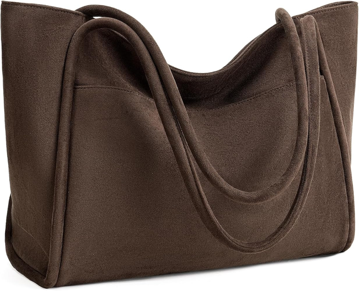 GAEKEAO Tote Bag for Women Vegan Leather Zipper Shoulder Bags Travel Purses | Amazon (US)